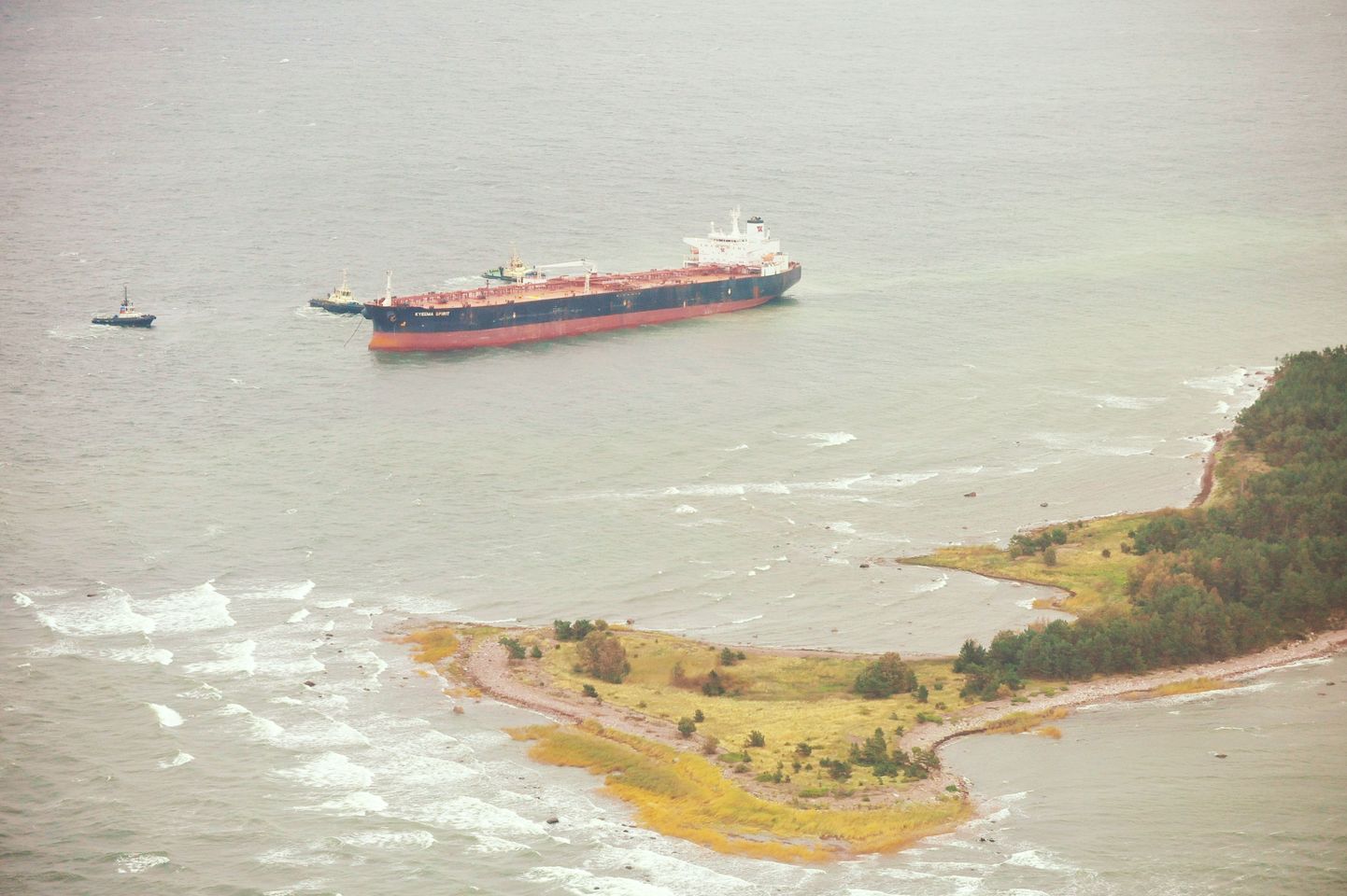 OILRISK veebi rakendati olukorra hindamiseks mullu septembris, kui tanker Kyeema Spirit oli Aegna saare juures madalikule sõitnud.