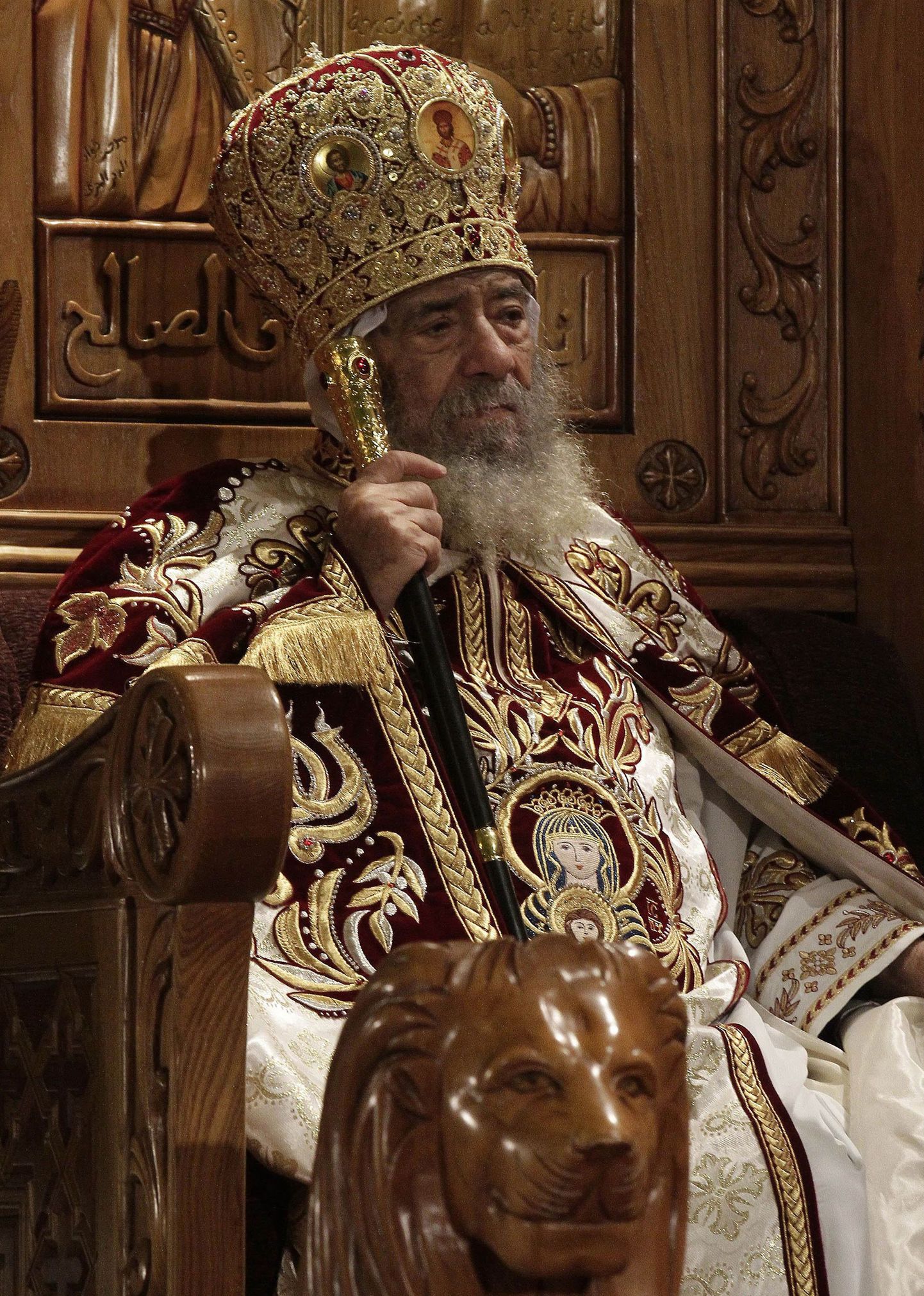 Egiptuse koptide paavst Shenuda IIIs möödunud aasta aprillis.