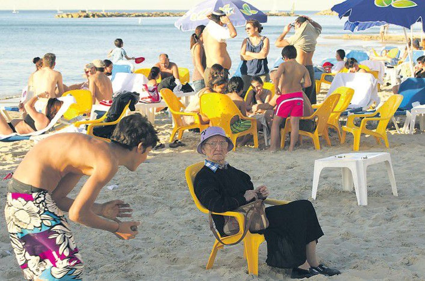 Туристы в Тель-Авиве