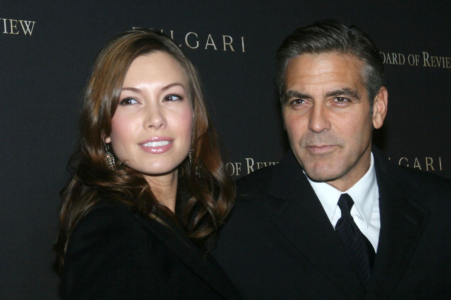 Sarah Larson ja George Clooney