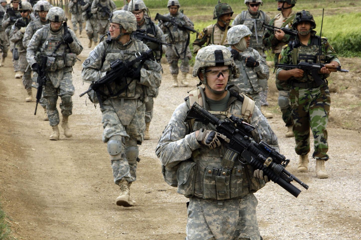 Американские солдаты в Ираке. Иллюстративное фото.