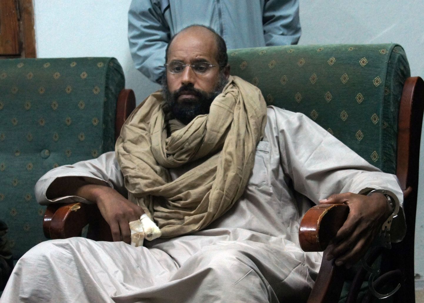 Seif al-Islam mullu novembris pärast vahistamist Zintani linnas.