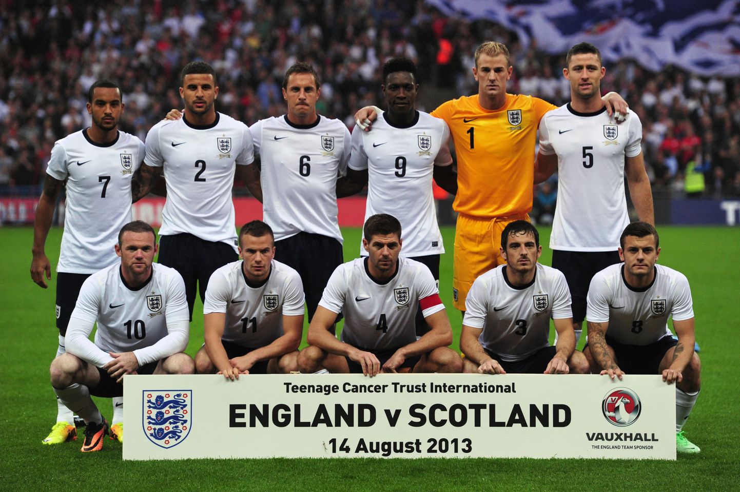 Inglismaa jalgpallikoondise mängijad.