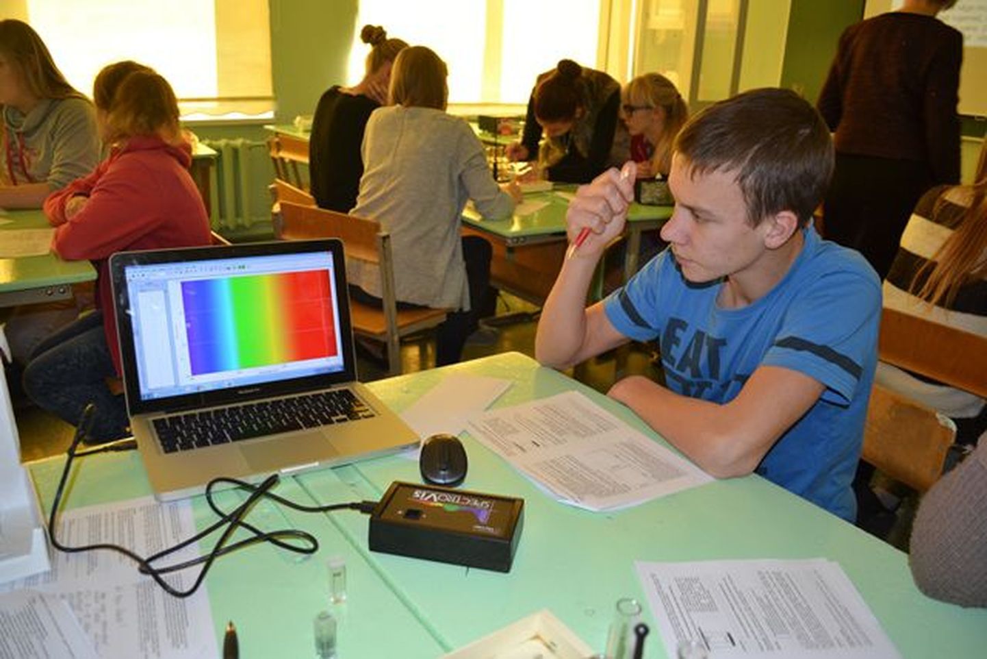 Vinni-Pajusti gümnaasiumi õpilased osalesid uurimusliku õppe projektis.