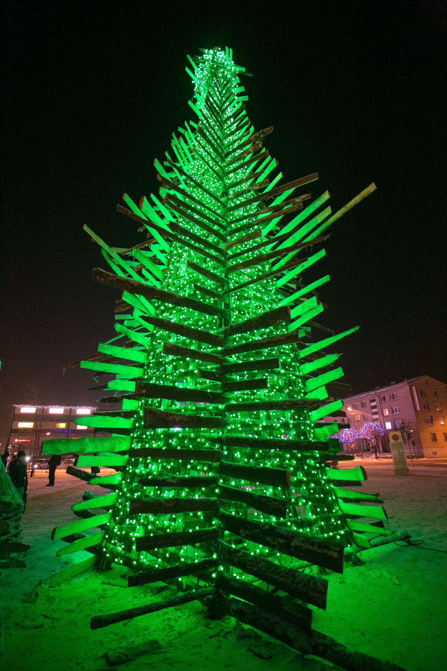 Рождественская елка в Раквере.