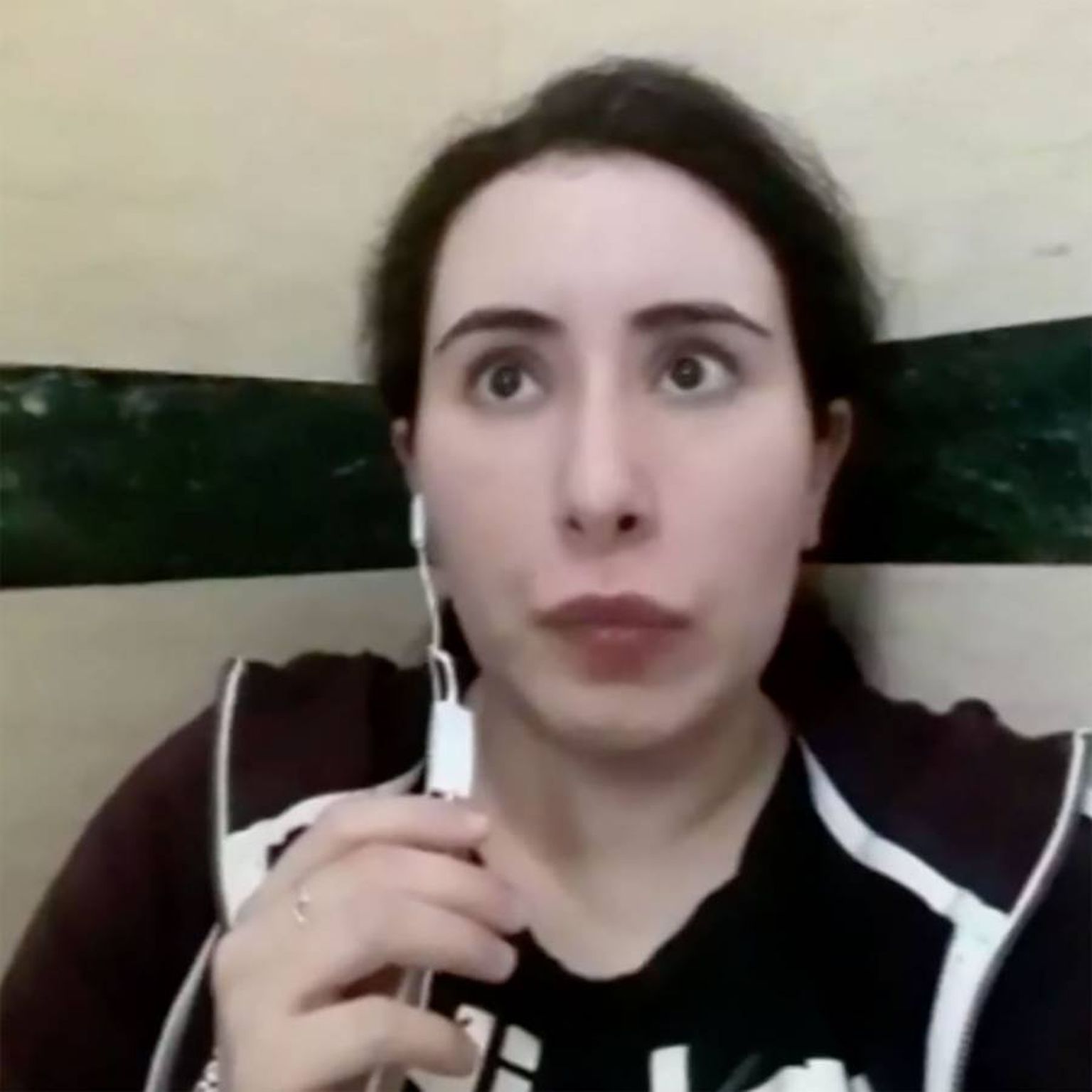 Latifa al-Maktoumi meediale saadetud videos.