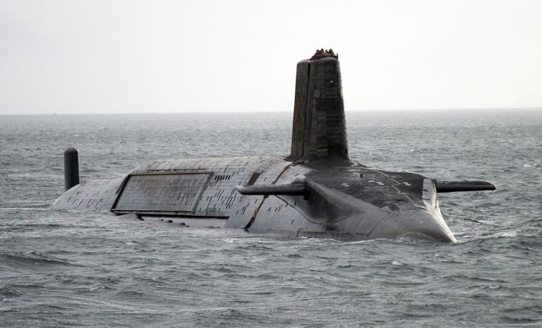 Vanguard-klassi strateegiline tuumaallveelaev HMS Vengeance.