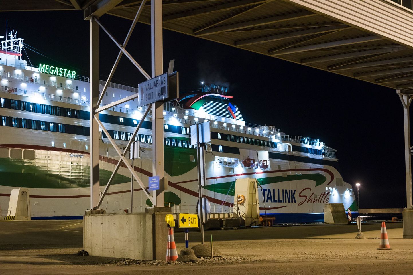 Tallink Megastar saabub esimest korda kodusadamasse Tallinnas.