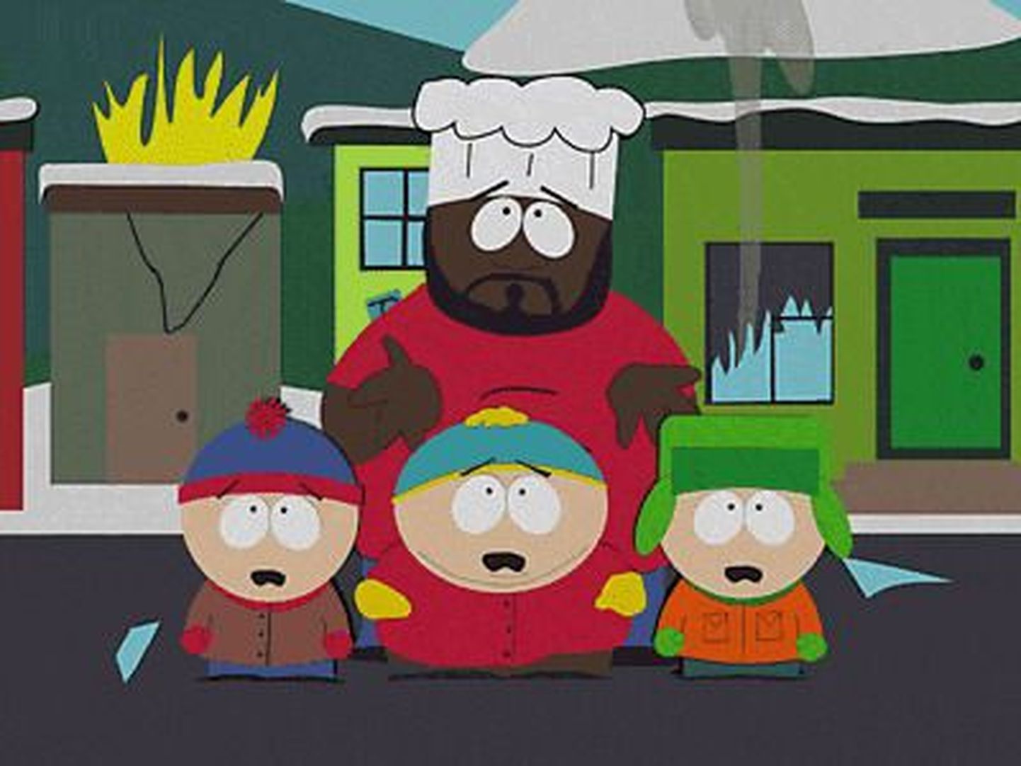 Кадр из мультфильма South Park.