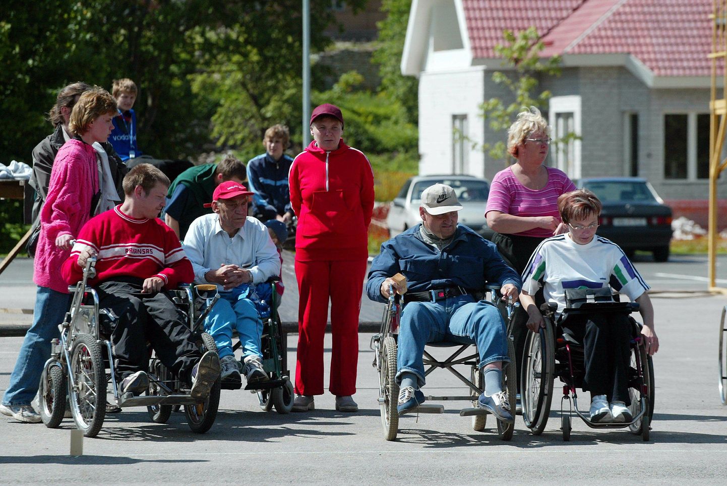 Tänavusel Jüri Jannsoni Kahe Silla jooksul saavad üksteiselt mõõtu võtta ka ratastoolisportlased. Foto on illustreeriv.