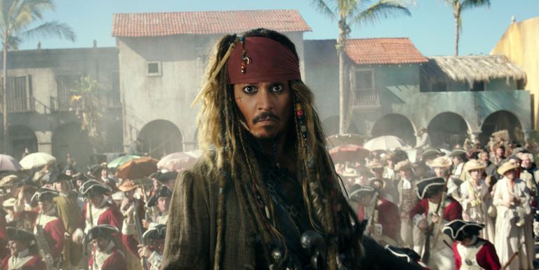 Johnny Depp piraadikapten Jack Sparrowna