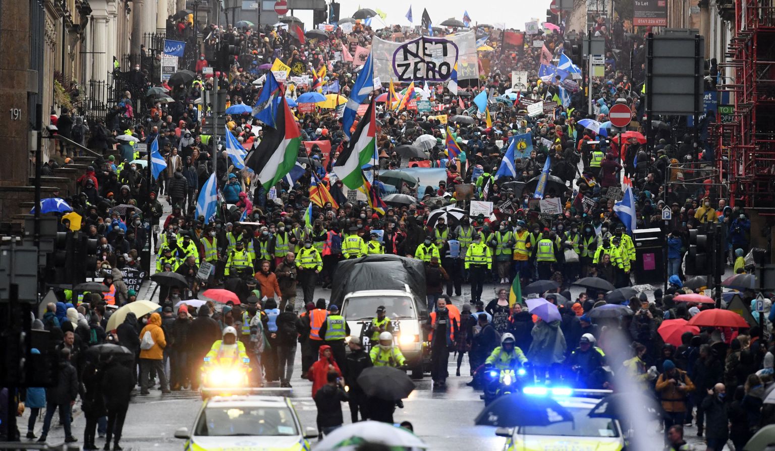 Kliimaprotest Glasgow's.