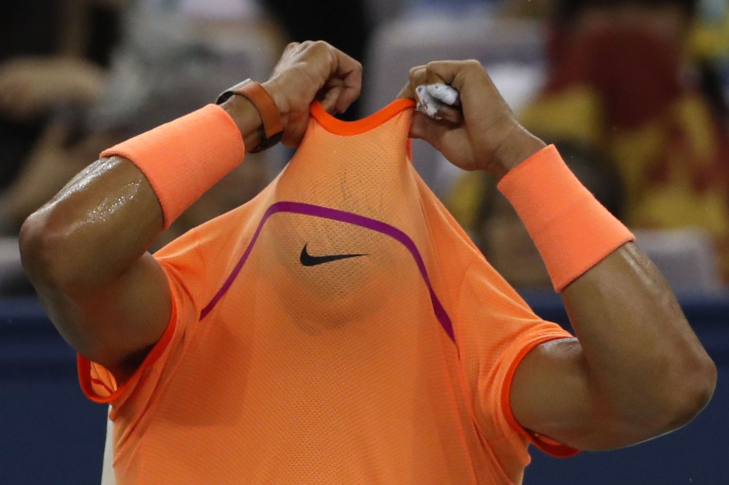 Pettunud Rafael Nadal.