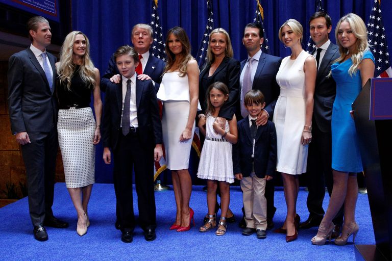 Donald Trump ja ta pereliikmed