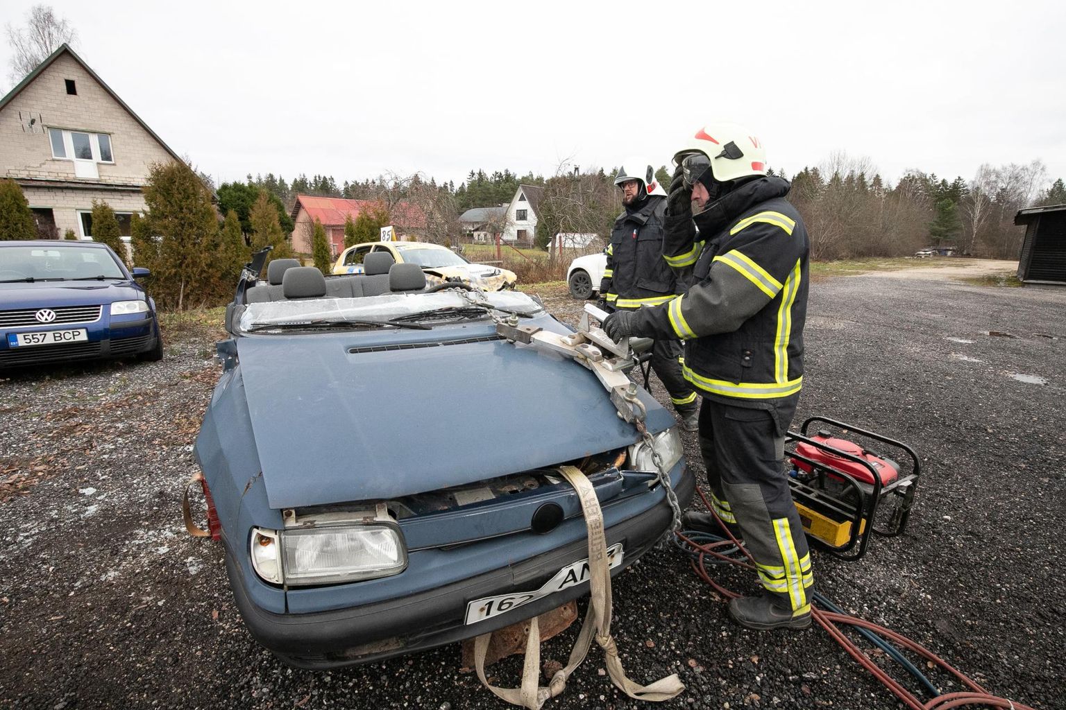 Ka päästeteenistus kasutab autoromusid heal eesmärgil ehk päästjate koolitamiseks ja treenimiseks.