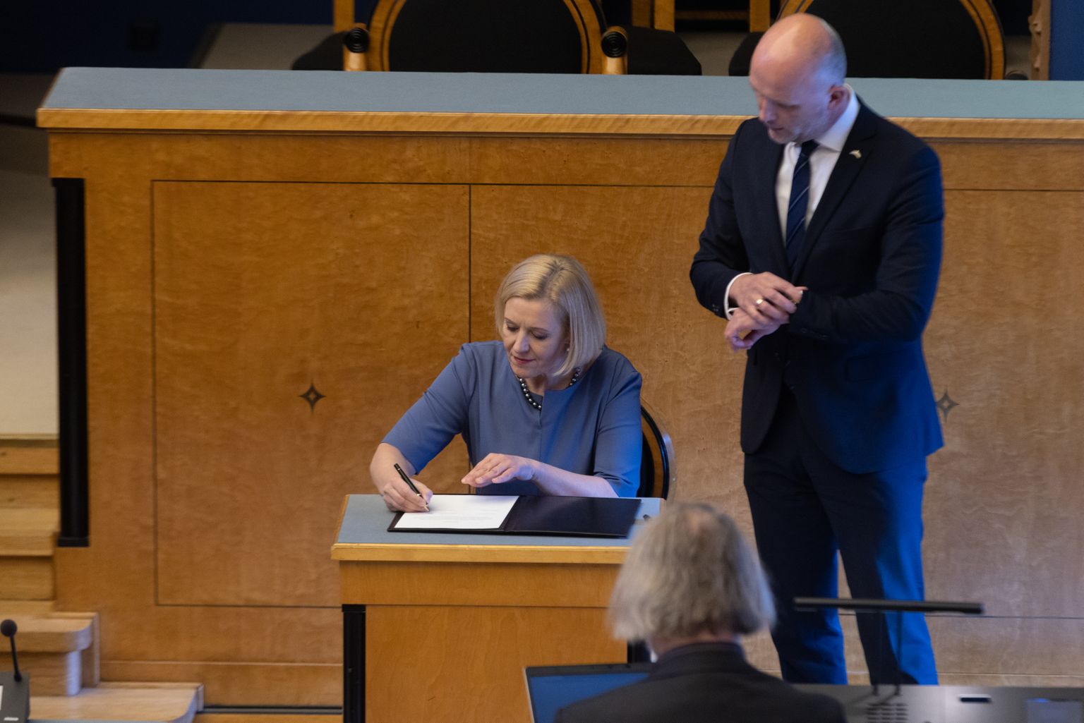 Rahandusminister Annely Akkermanni ametivanne