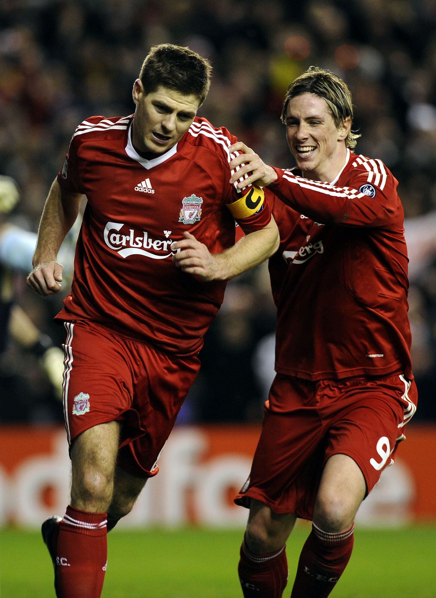 Liverpooli tähtmängijad Steven Gerrard (vasakul) ja Fernando Torres.