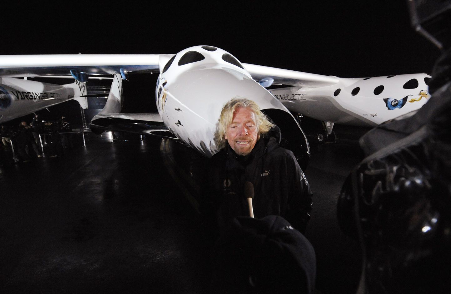 Richard Branson ja tema SpaceShip Two