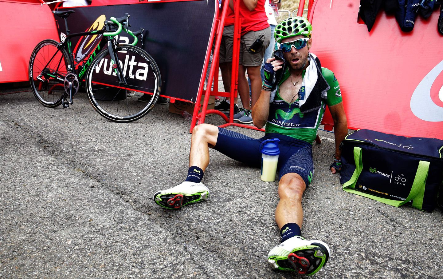 Alejandro Valverde mullu Vuelta velotuuril.