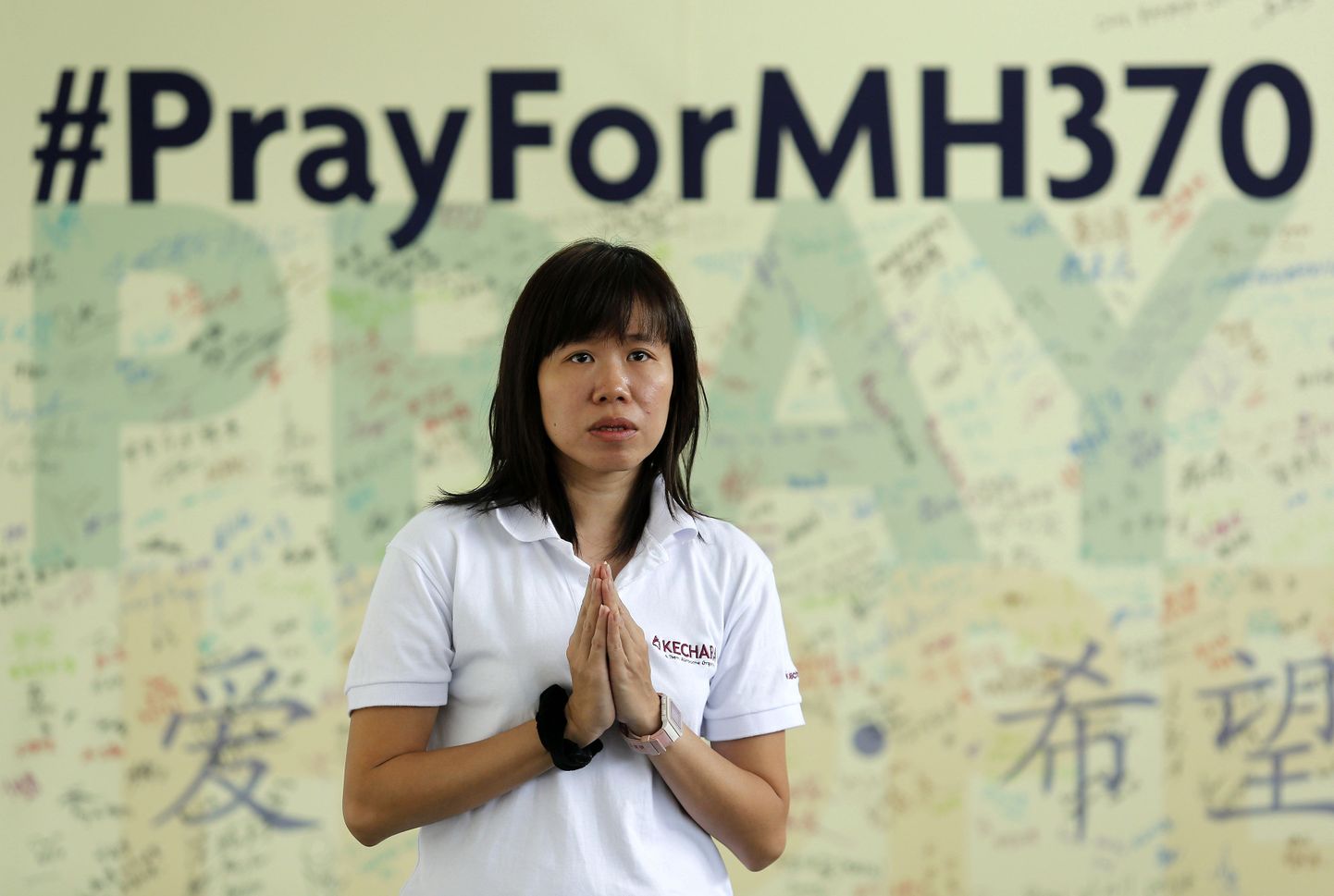 Lennu MH370 mälestussein Kuala Lumpuris