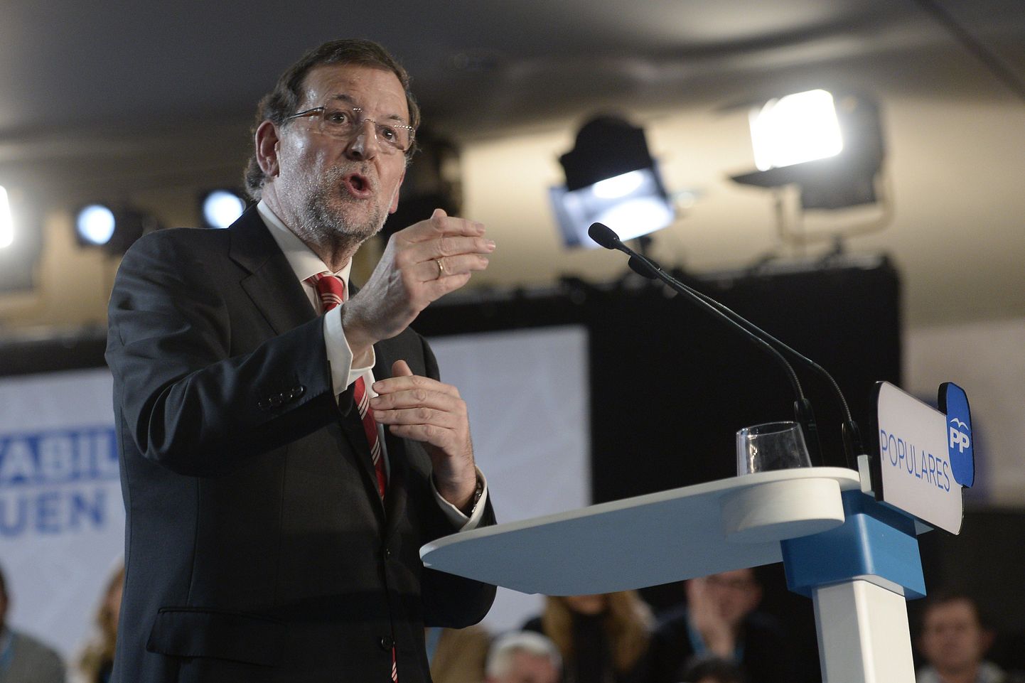 Hispaania peaminister Mariano Rajoy pidas täna Barcelonas kõne.