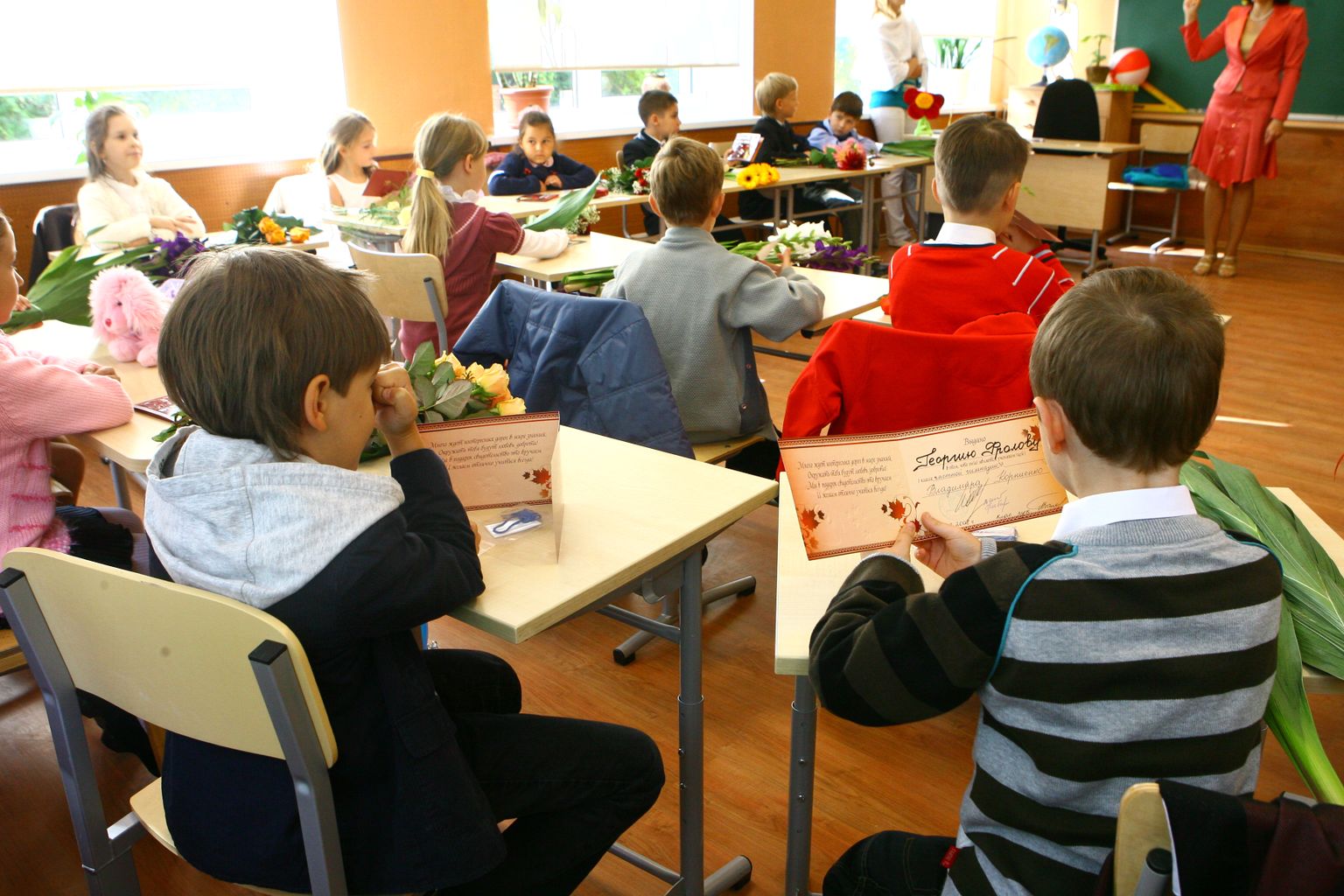 Esimene koolipäev. Pilt on illustratiivne.