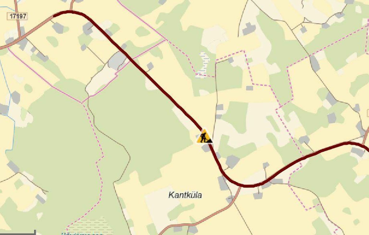 Rakvere–Rannapungerja maantee kilomeetrid 10–15,3.
