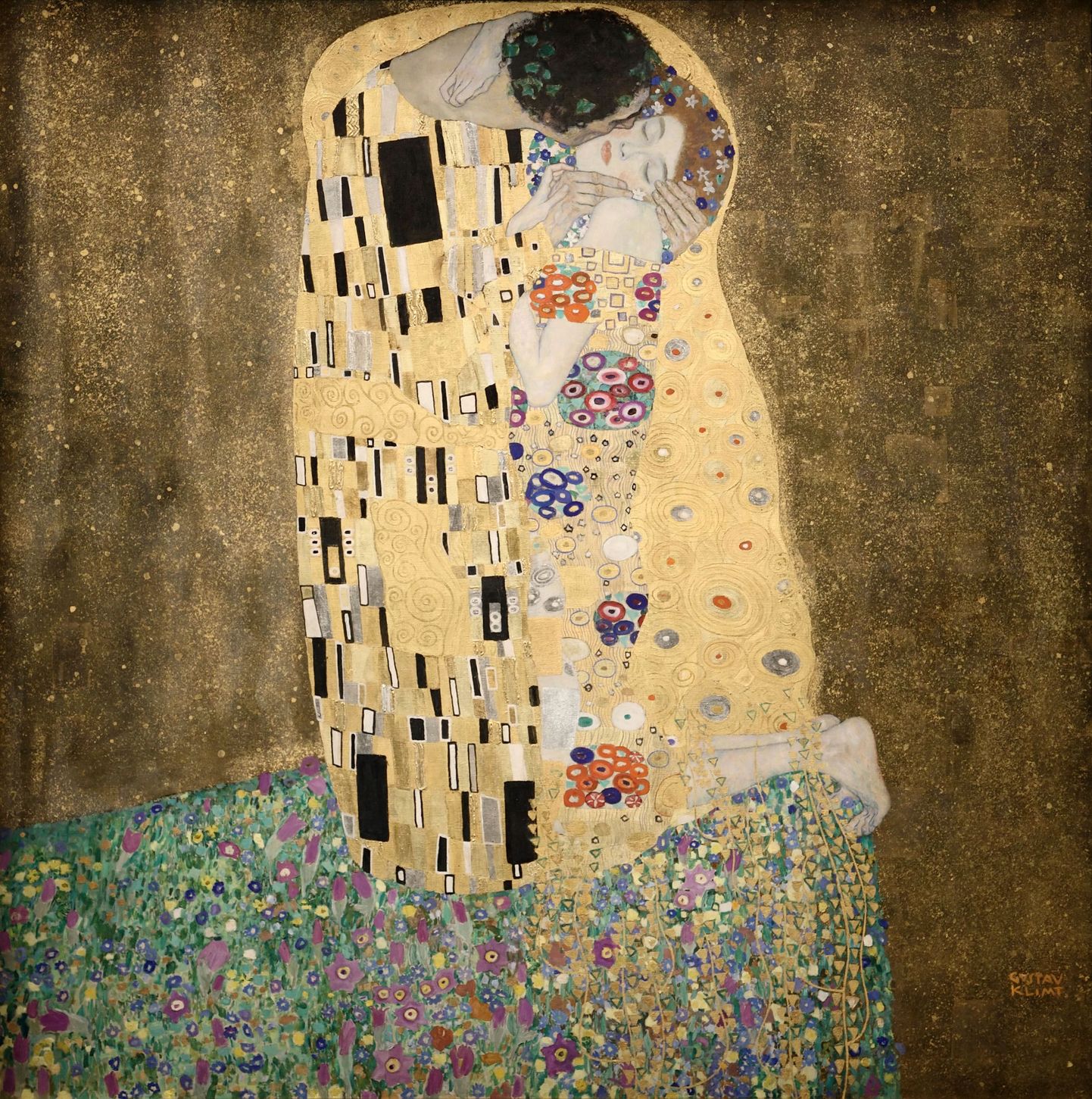 Gustav Klimti "Der Kuss"