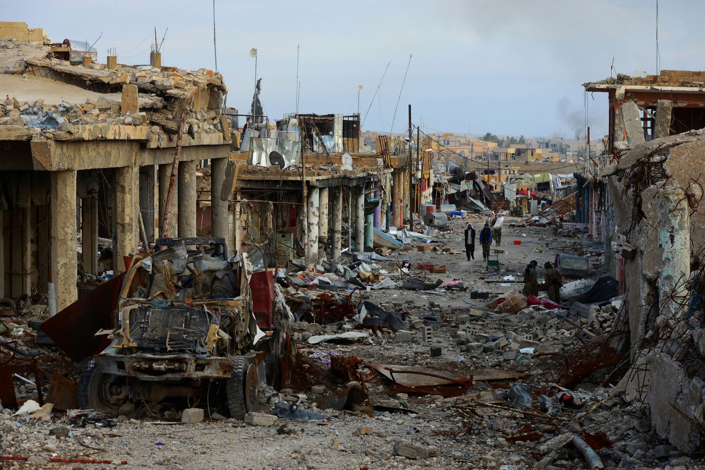 Jeziidi linn Sinjari mäe piirkonnas pärast ISISe hävitustööd.
