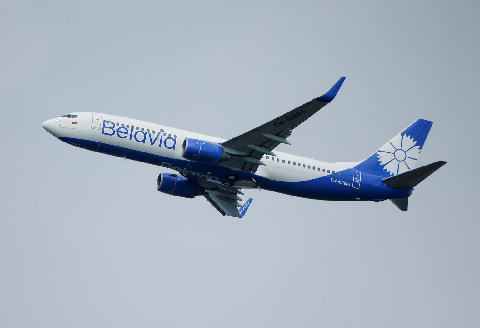 Baltkrievijas lidsabiedrības "Belavia" lidmašīna. Ilustratīvs attēls