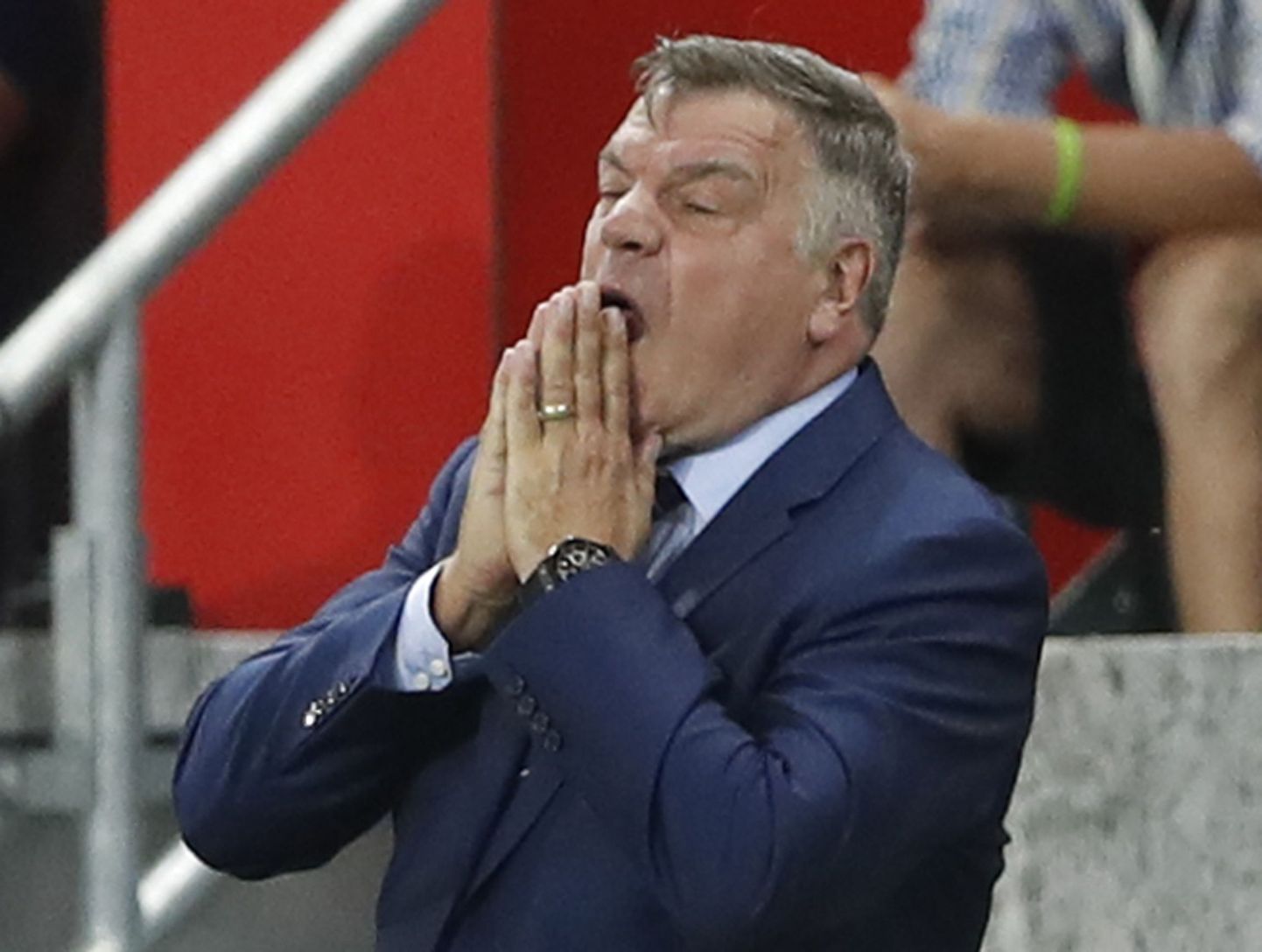 Football Soccer - Slovakia v England - 2018 World Cup Qualifying European Zone - Group F - City Arena, Trnava, Slovakia - 4/9/16
England manager Sam Allardyce 
Action Images via Reuters / Carl Recine
Livepic
EDITORIAL USE ONLY.