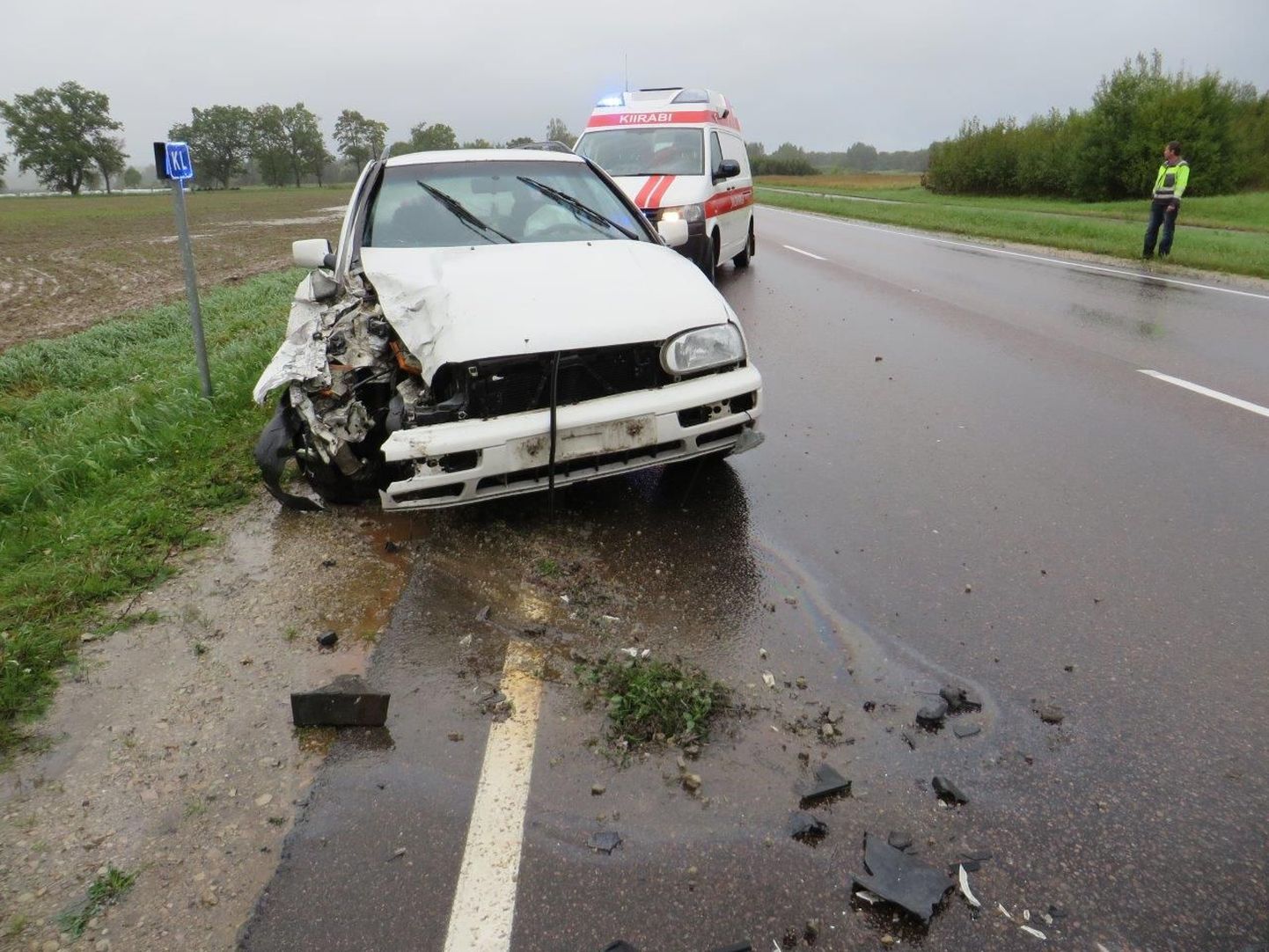 Eile kella 16.15 paiku toimus liiklusõnnetus Valgamaal Jõhvi-Tartu-Valga maantee 215. kilomeetril.