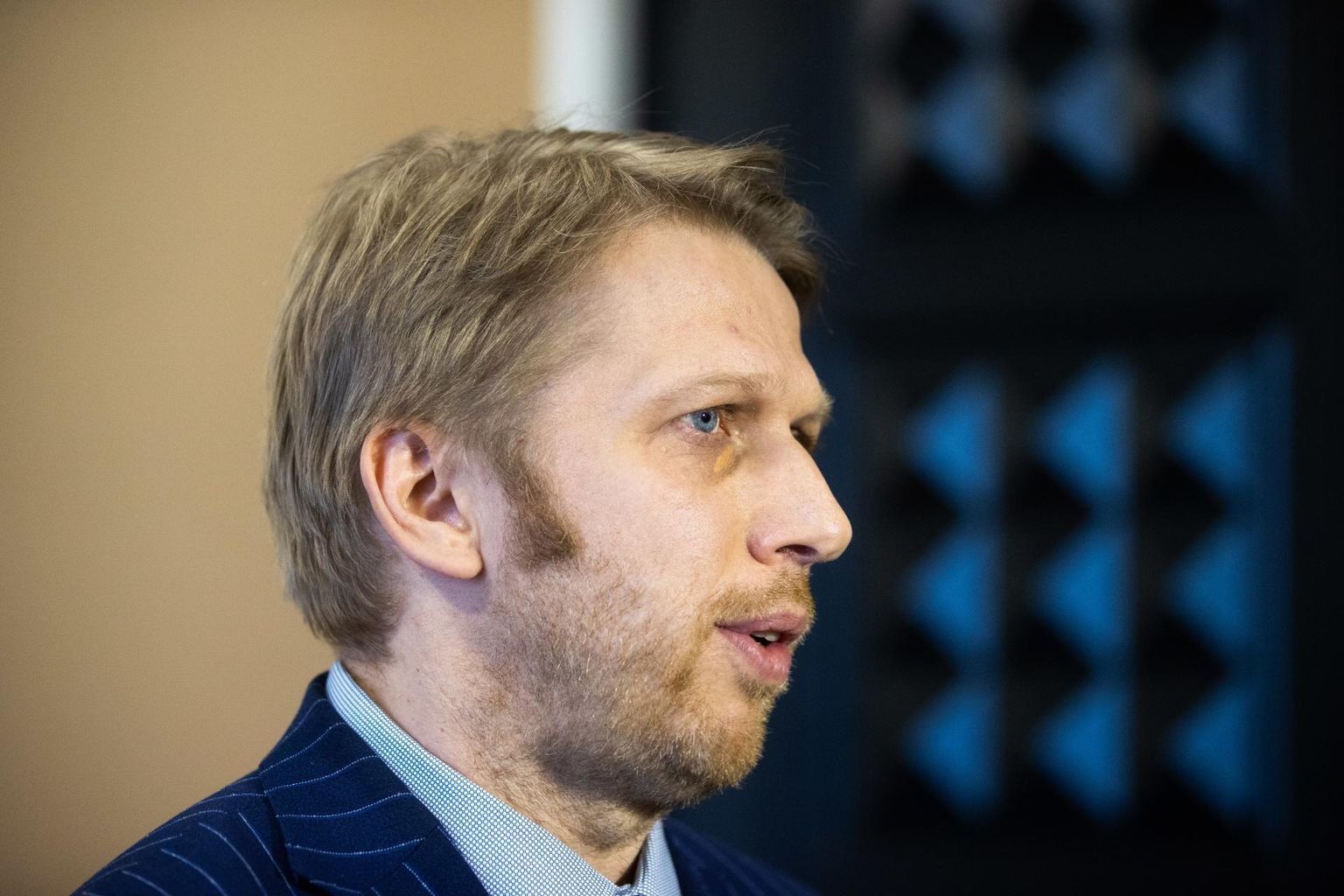 Keskfraktsiooni esimees Jaanus Karilaid.