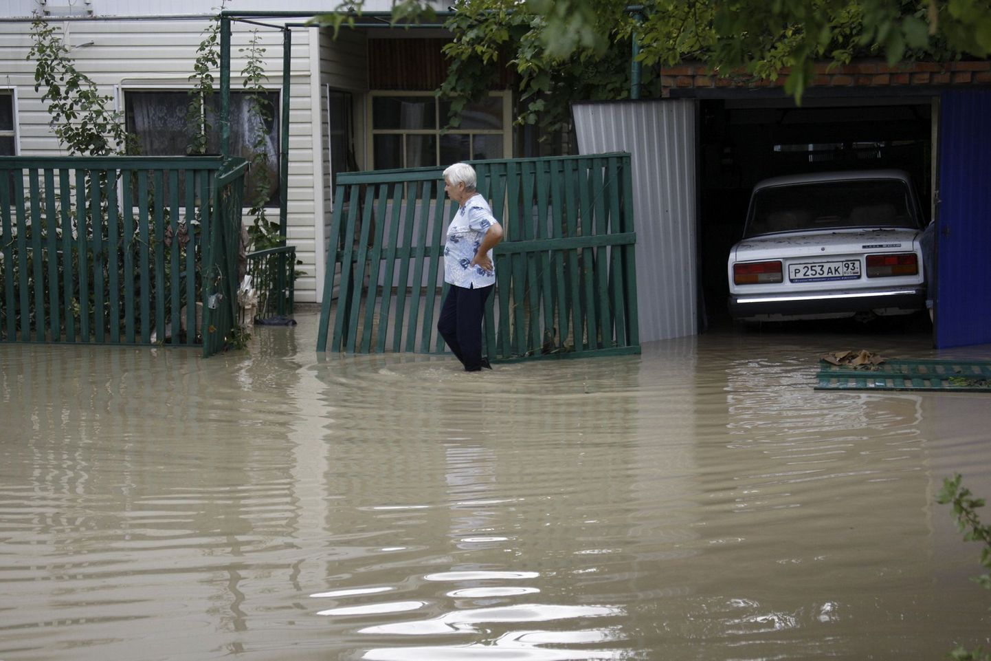 Последствия наводнения в Краснодарском крае.