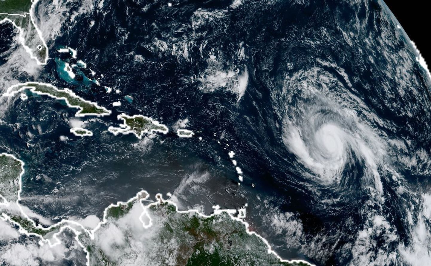 Orkaan Irma satelliidipildil