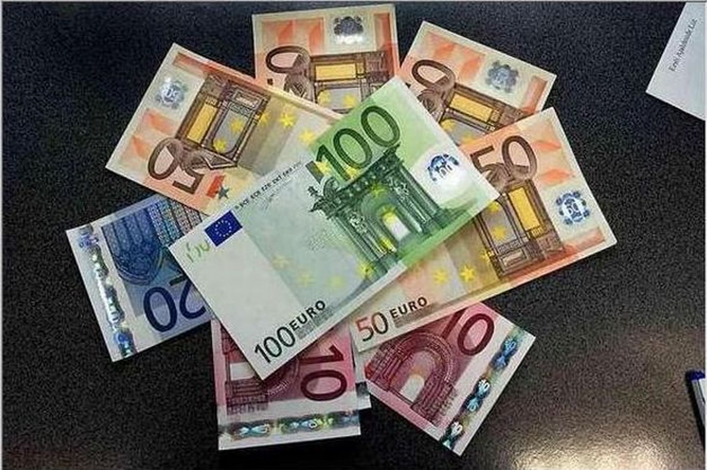 Euro paberrahad.