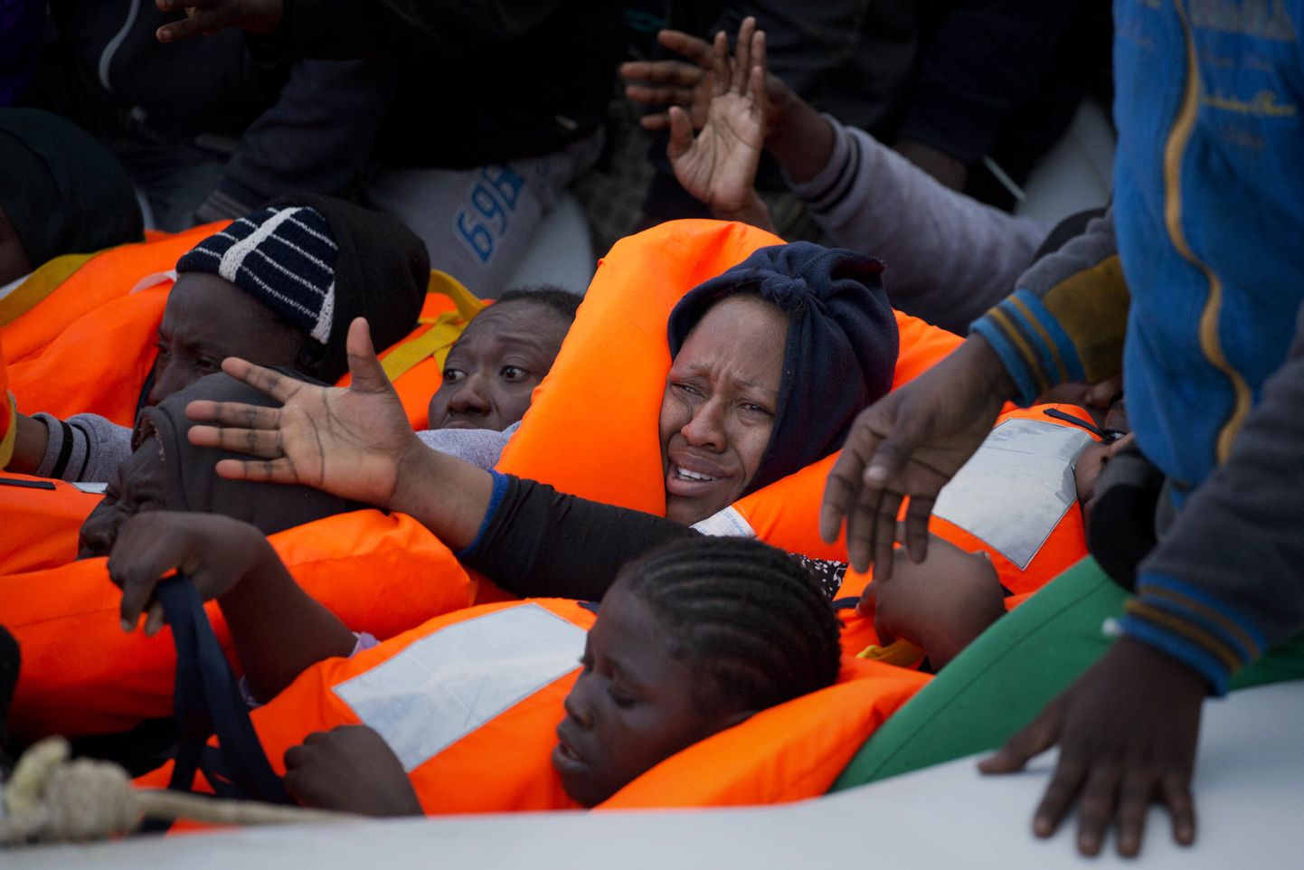 Paadiga Euroopasse saabunud põgenikud