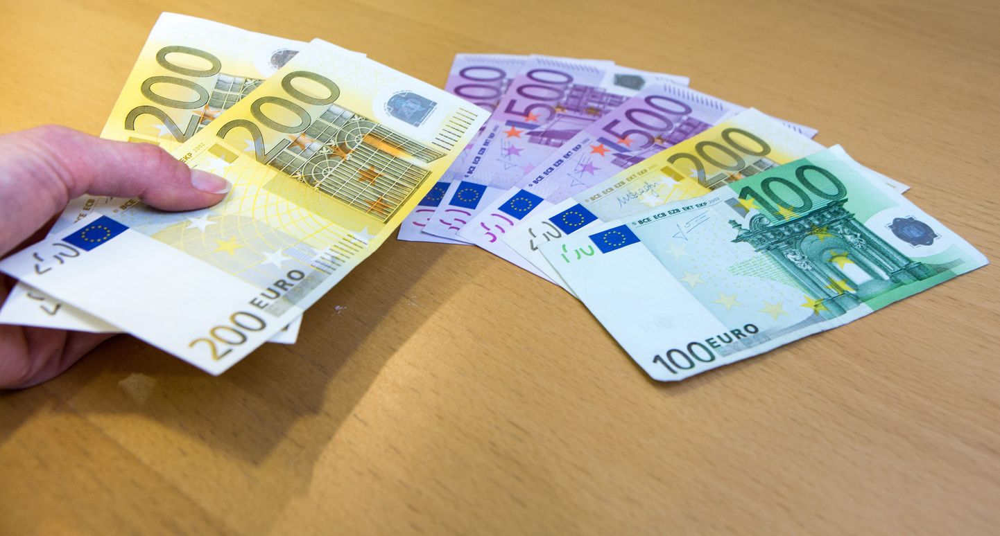 Euro rahatähed.