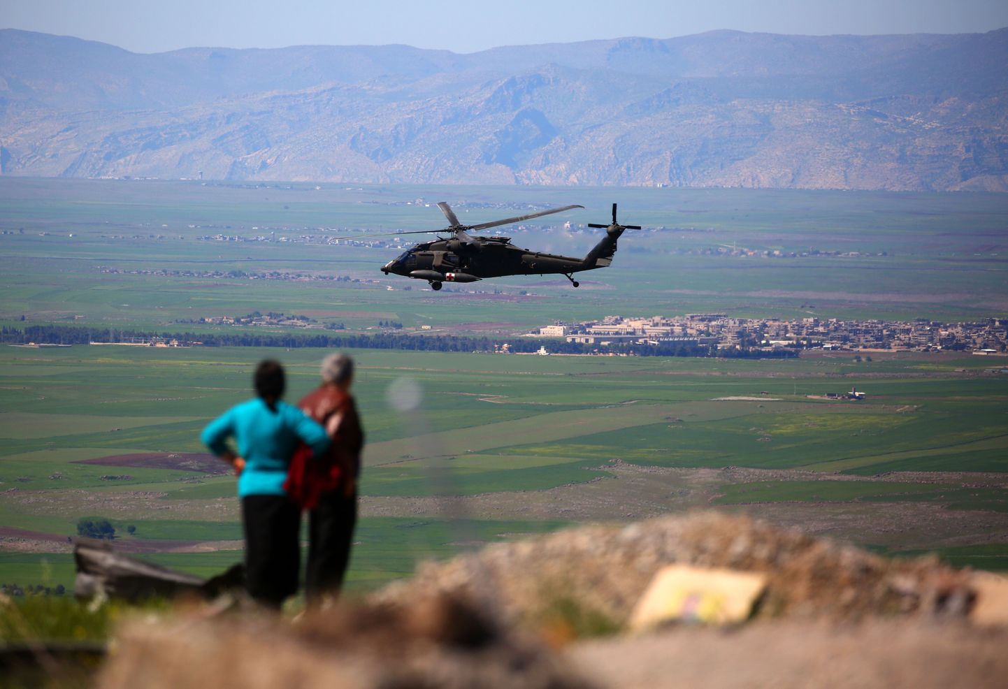 USA-juhitud koalitsiooni meditsiinihelikopter möödunud kuul Süürias.