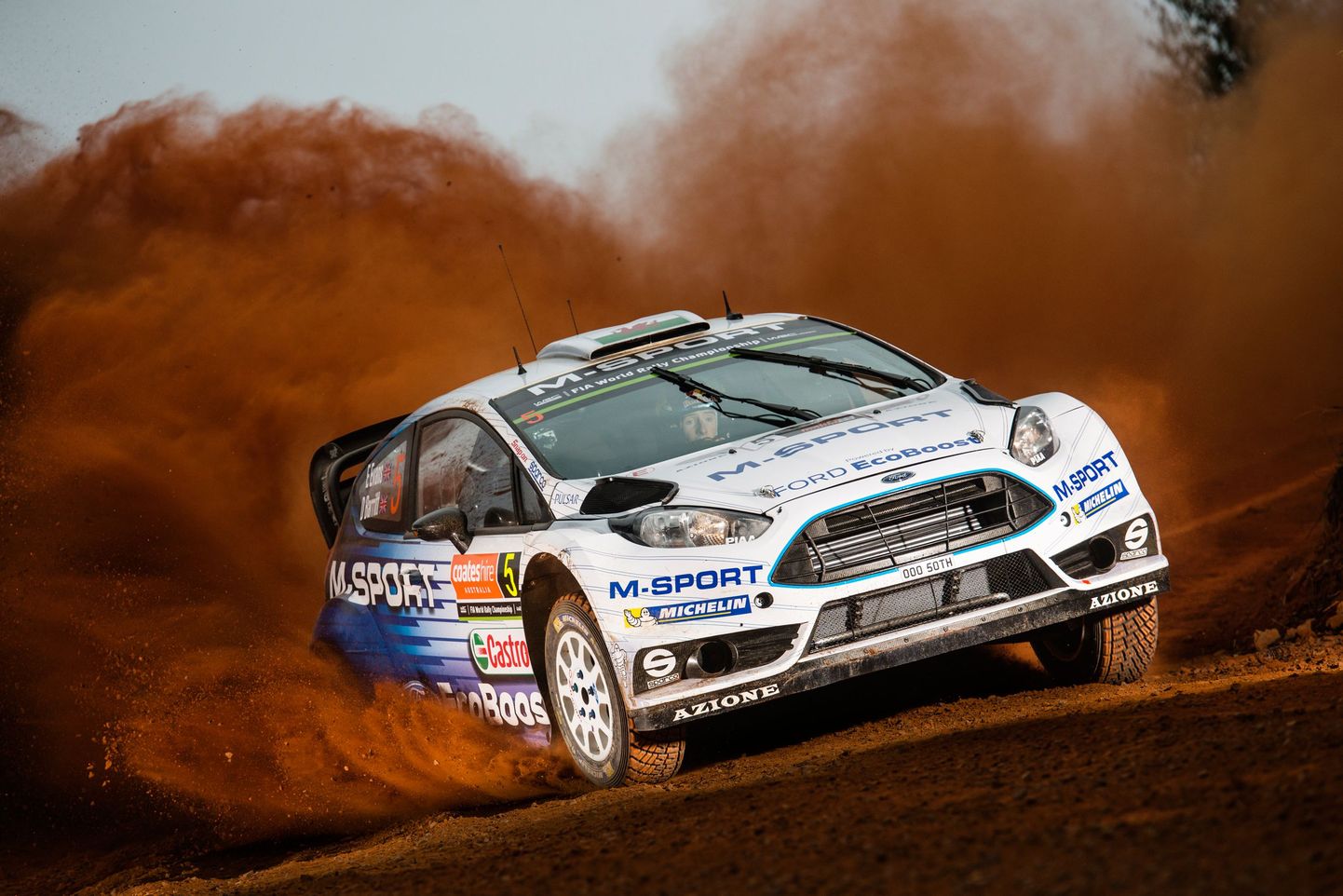 Elfyn Evans Austraalia WRC-rallil