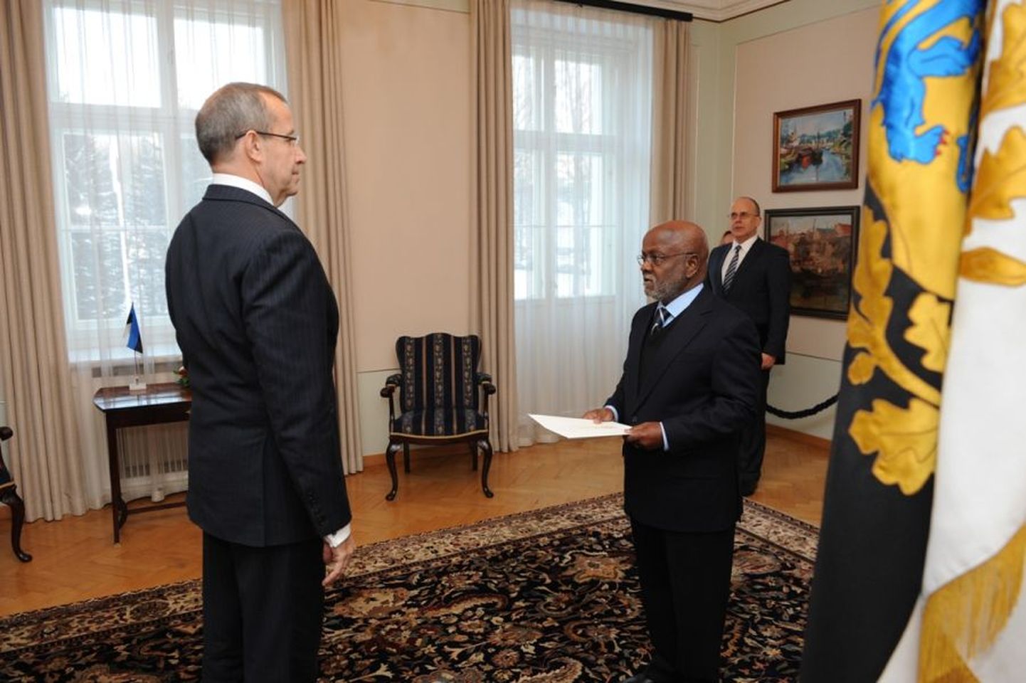 Angola Vabariigi suursaadik Brito Antonio Sozinho.