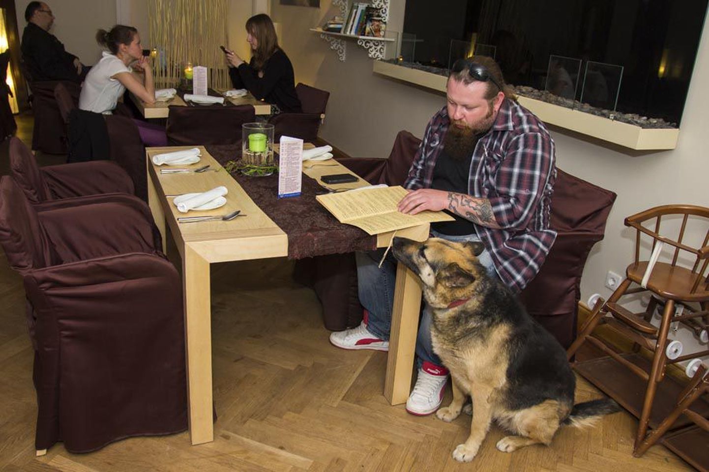 Sakala keskuses paiknev kohvik Harmoonia on üks kolmest Viljandi toidukohast, kuhu peremees võib koos koeraga julgelt sisse astuda.