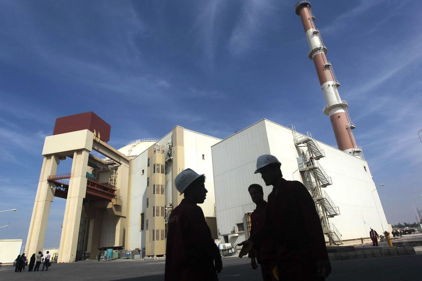 Vene spetsialistide ehitatud Bushehri tuumajaam Lõuna-Iraanis.