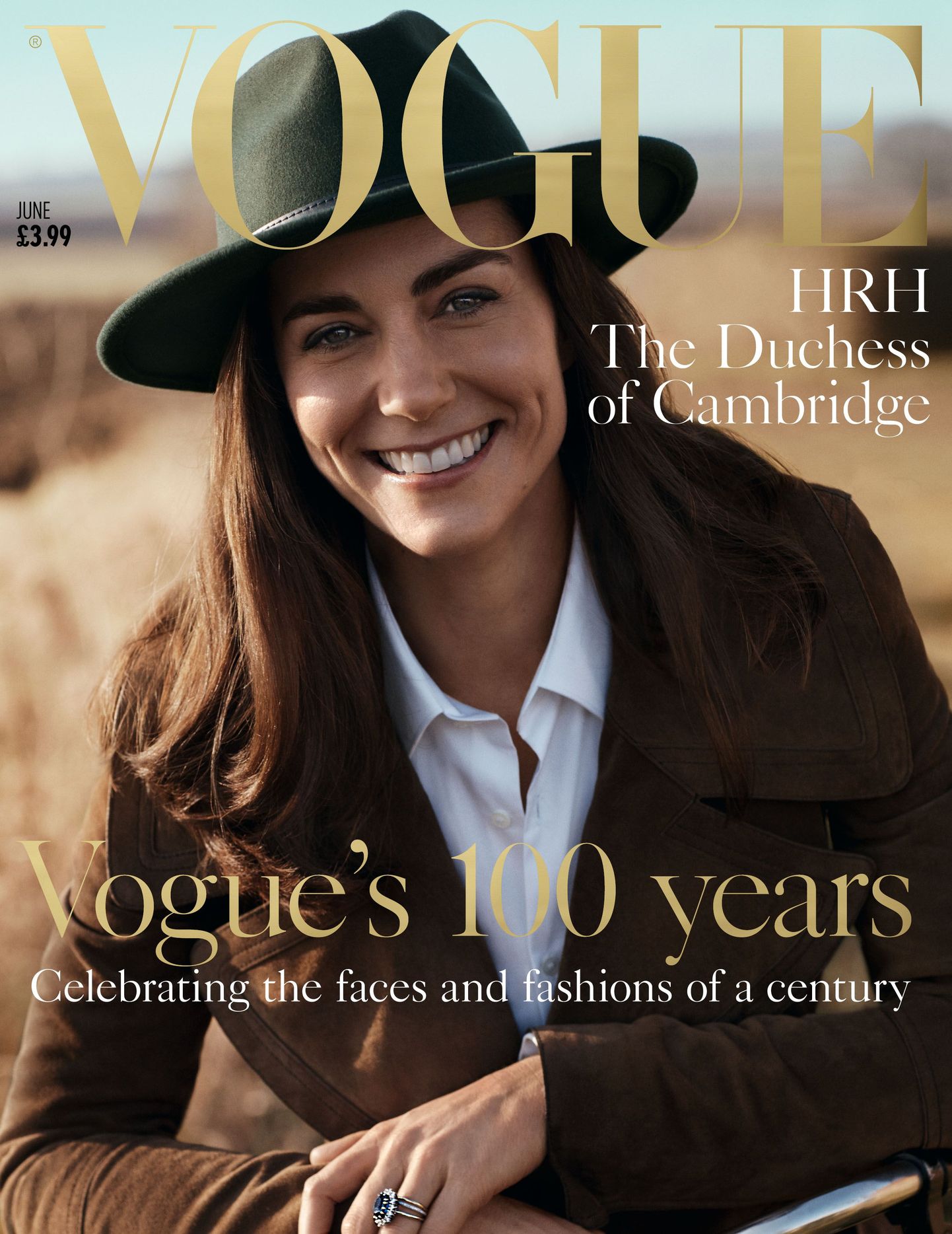 Hertsoginna Catherine ajakirja Vogue esikaanel