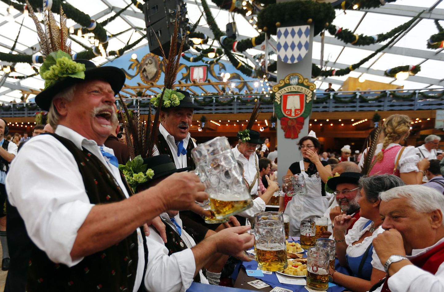 Oktoberfesti avapäev Münchenis.