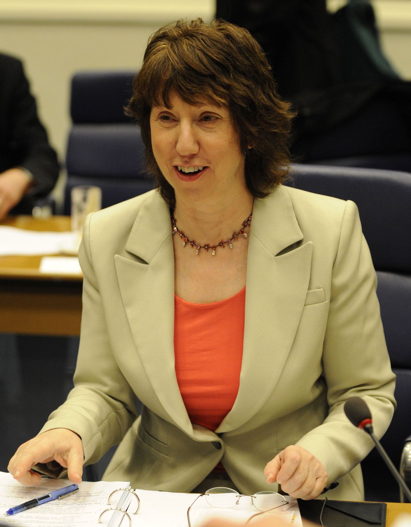 Catherine Ashton.