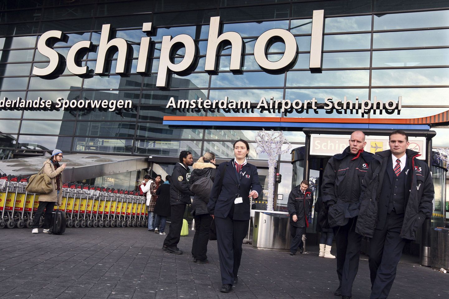 Schipholi lennujaam Amsterdamis Hollandis.