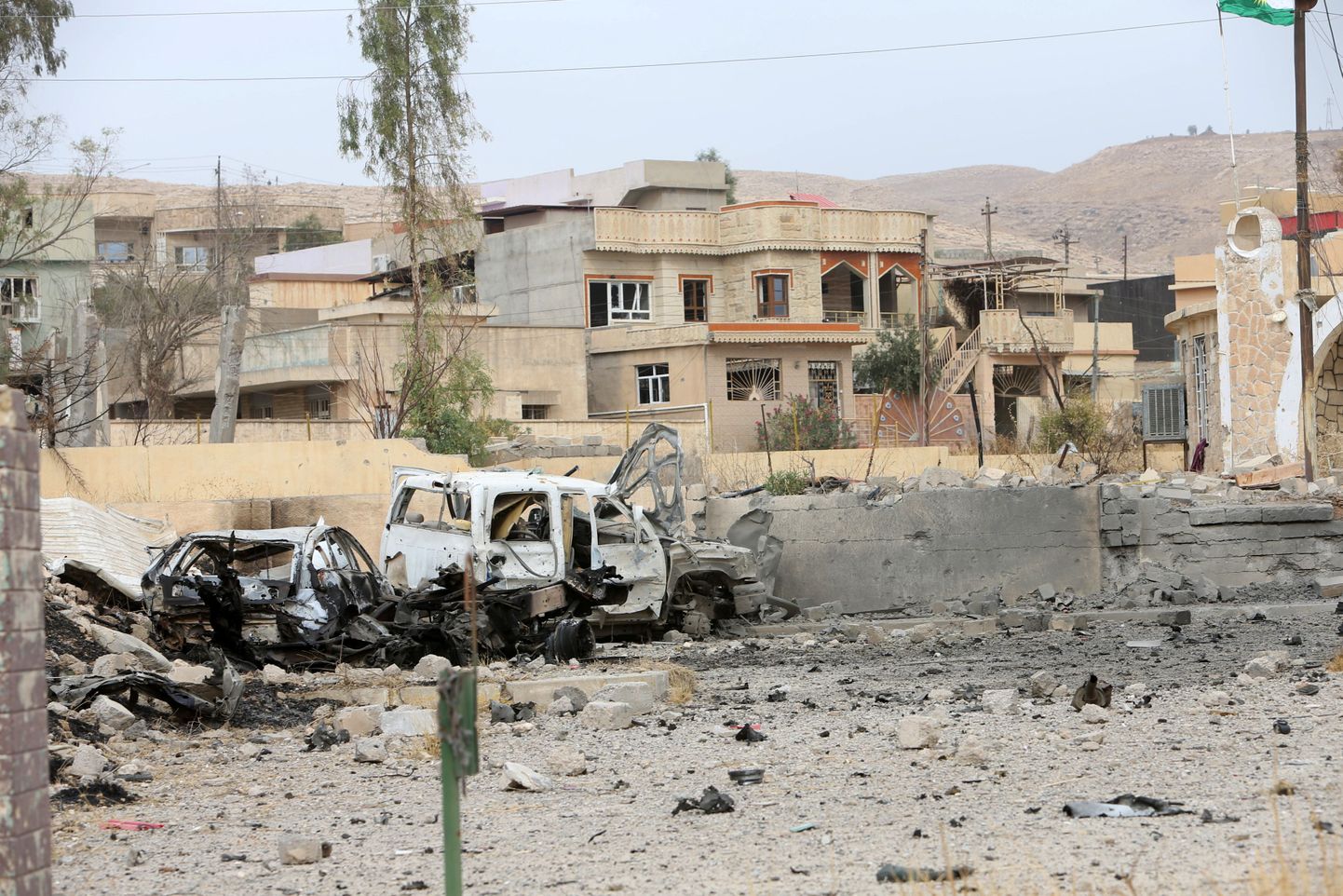 Hävinud ISISele kuulunud auto.