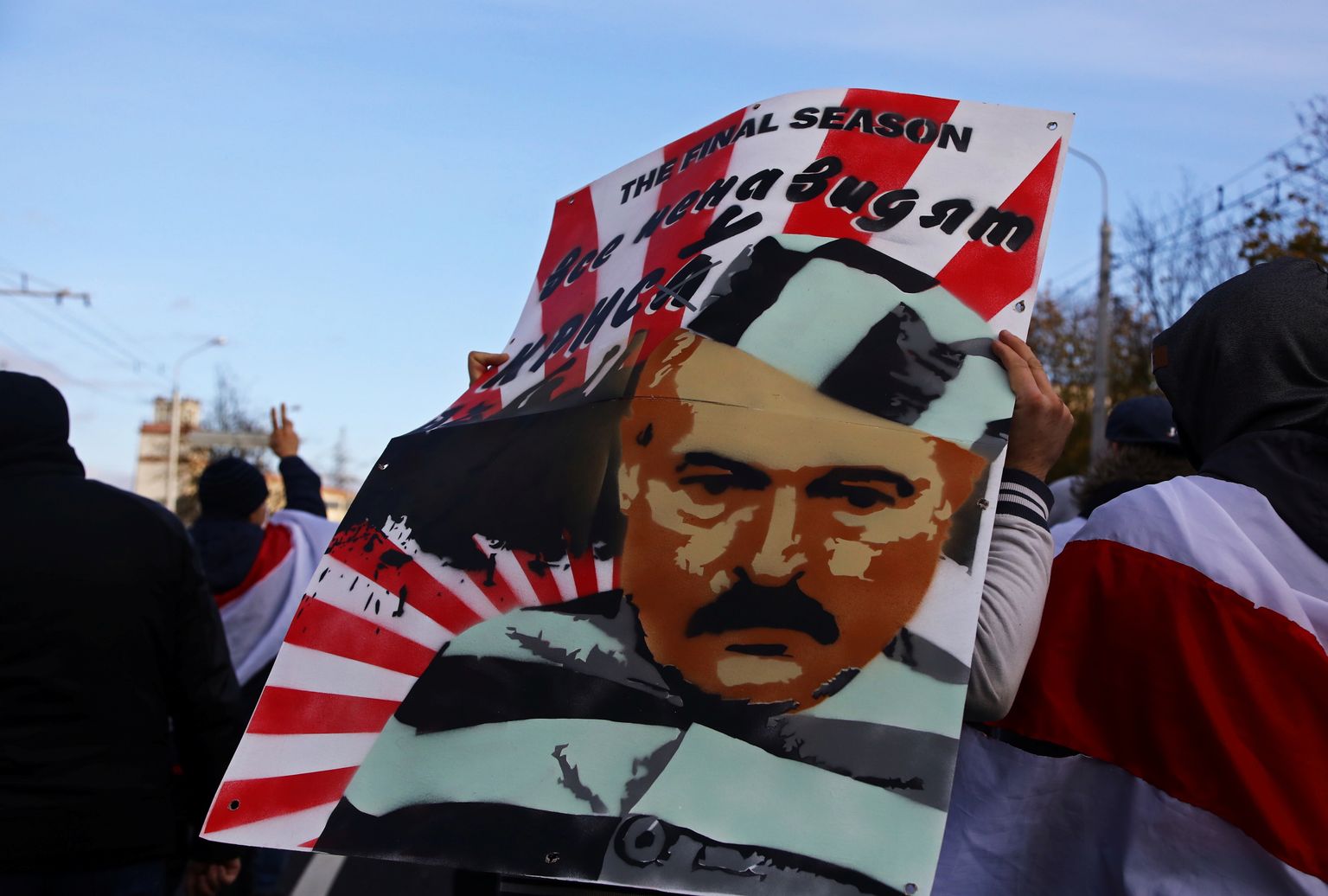Tūkstošiem cilvēku Minskā protestē pret Lukašenko režīmu un varasiestāžu agresiju