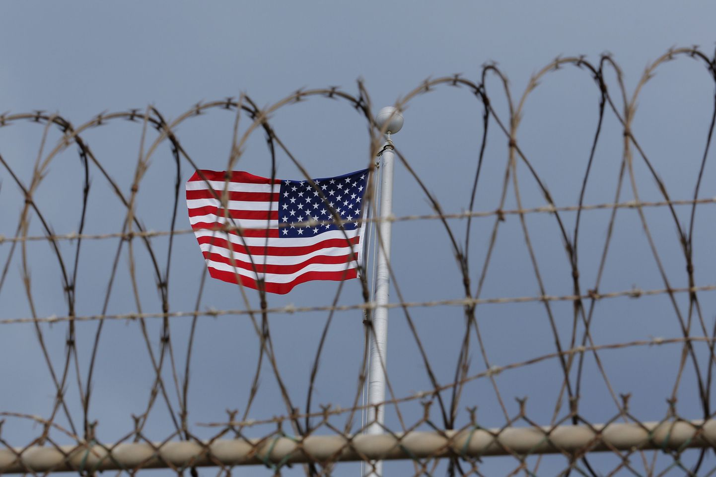 USA lipp Guantanamo vangilaagris.